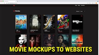 Movie Mockups in Photoshop and Websites (Past Students)