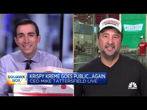 Krispy Kreme CEO on taking the company public again, valuation and more