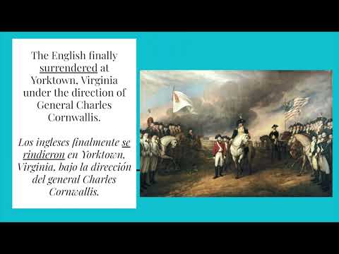 Battles and End of the American Revolution for Spanish-speaking Newcomer English Learners