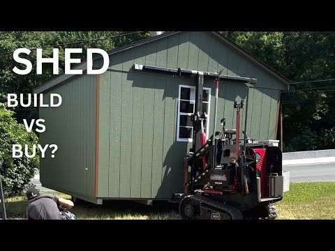 Sheds: Build Or Buy?  - Cost Breakdown