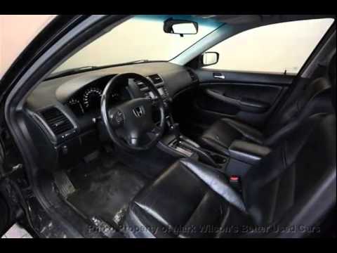 Mark Wilsons Better Used Cars - 2004 Honda Accord AUTOMATIC! HEATED LEATHER! ALLOYS! AS-IS SPECIAL!