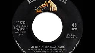 1963 Jim Reeves - An Old Christmas Card