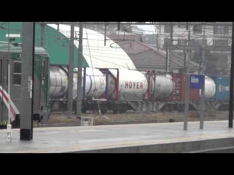 SBB CARGO 484 005 ENTRA IN STAZIONE A GALLARATE. 7 - 2 - 2016.