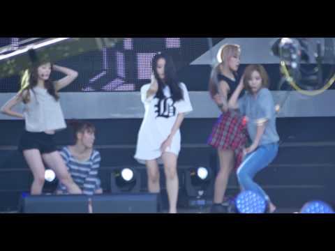 [Fancam/직캠]140816 DMZ 평화콘서트 시크릿(SECRET) - I'm In Love 리허설 2