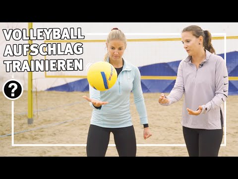Volleyball serve explained | Technique from below and above | School sports & club sports | Sport...