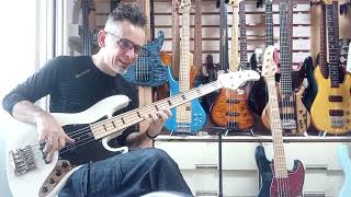 Video thumbnail for High End Japanese ELECTRIC BASS; Crews JB 2005 WBD SOUND CHECK / BASS DEMO by Bass Japan Direct