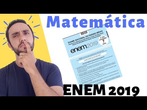MATEMÁTICA ENEM 2019 - Resolução da questão 160 prova azul. Média Aritmética