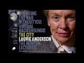 Norton Lecture 5: The City | Laurie Anderson: Spending the War Without You