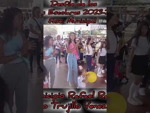 Desfile de los Juegos Escolares Municipales, Municipio Rafael Rangel Edo Trujillo Venezuela 2024