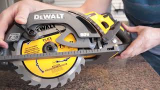 How to Install a Circular Saw Blade - Dewalt 60v DCS577