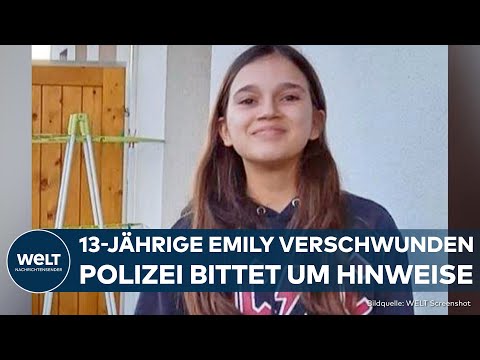Video Thumbnail: 13-JÄHRIGE VERMISST: Polizei sucht nach verschwundener Emily aus Mühlhausen, Thüringen