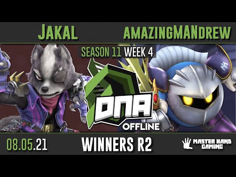 DNA S11:W4 - Jakal (Wolf) Vs. amazingMANdrew (Meta Knight) - W Quarterfinals