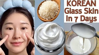 Homemade Korean Rice Mask | Korean Rice Face Cream For Skin Whitening | Korean Secret Rice Cream