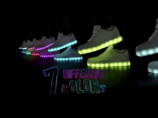 Vídeo relacionado con Zapatillas Deportivas Niña Zapatillas Luces Niña Running para Bambas con Luces Led Brillantes, de Piel Plataforma