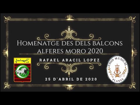 Homenaje al Alferez Moro de la Fil&agrave; Ligeros 2020 - Rafael Aracil(Banda de Planes)