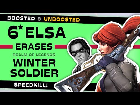 6 Star Rank 3 ELSA BLOODSTONE 2 Minute ROL Winter Soldier SPEEDKILL | Marvel Contest of Champions