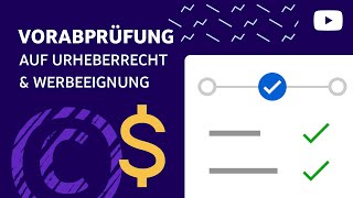 Prüfung auf Urheberrechtsprobleme & Werbeeignung beim Upload: Probleme