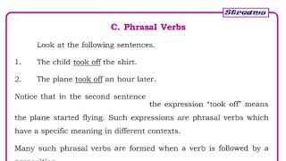 2nd puc English workbook key anawers phrasal verbs idioms.