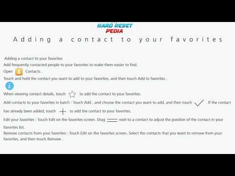 ☑️ HUAWEI Y7 2017 Add Contact To Favorites