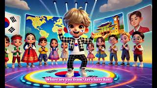 WHERE ARE YOU FROM? | Fun English Learning for Kids – Countries & Nationalities