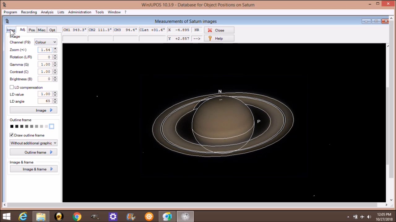 PLANETARY PROCESSING (DEROTATION)