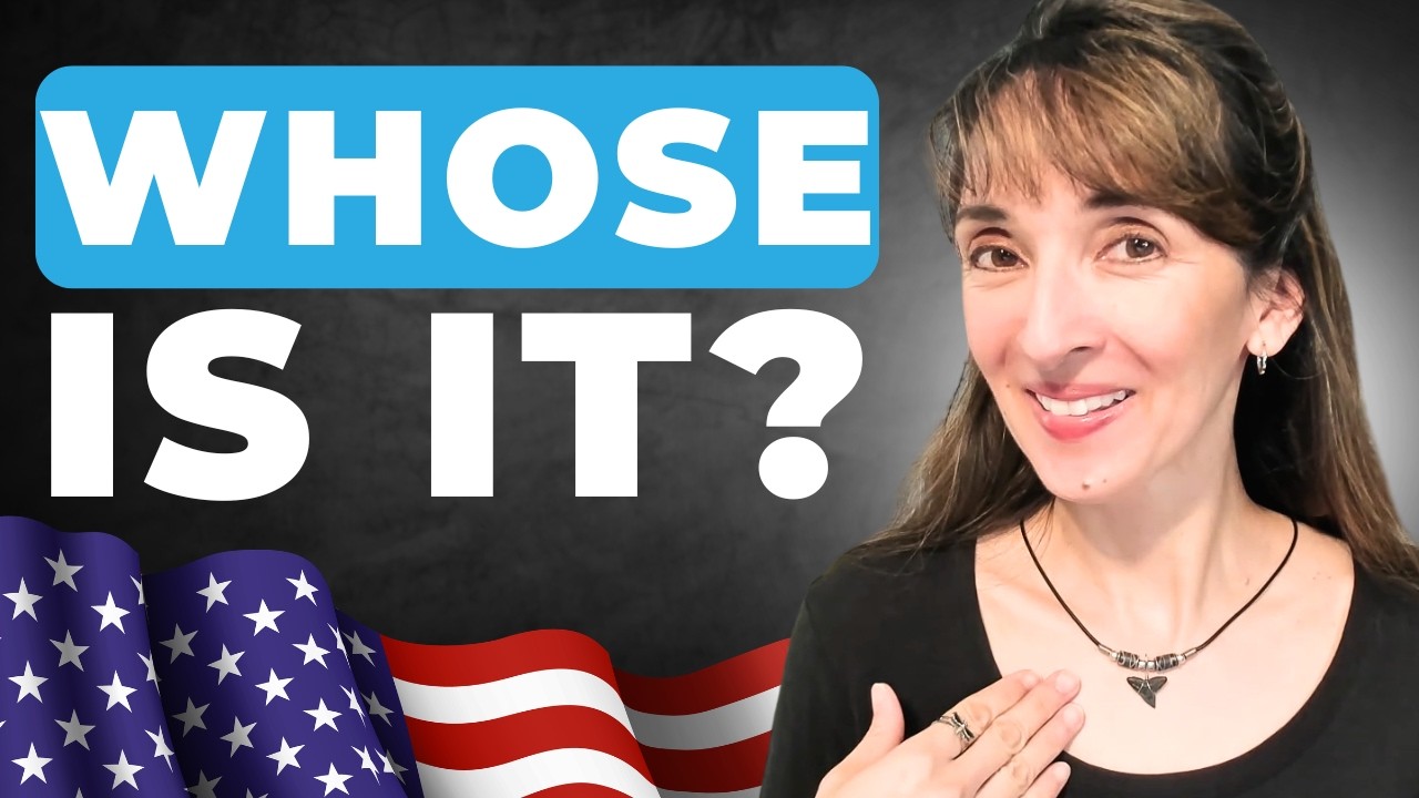 Learn Possessive Adjectives | Easy, Beginner English Grammar