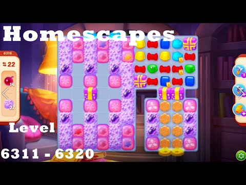 Homescapes Level 6311 - 6320 HD walkthrough | 3 match game | higher level | gameplay | ios | android