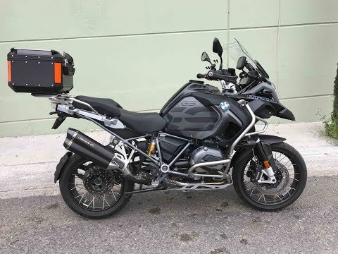 REMUS 8 EXHAUST 2017 BMW R1200GS ADVENTURE FIRST RIDE