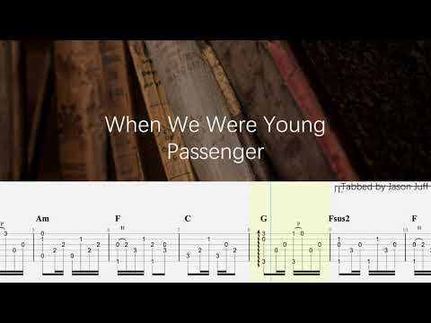 When We Were Young - Passenger