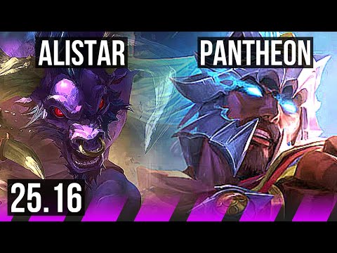 ALISTAR & Yasuo vs PANTHEON & Yunara (SUP) | KR Challenger | 25.16