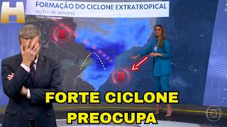 🌀 FORTE CICLONE PREOCUPA: Temporais avançarão nos próximos dias | Previsão do Tempo Jornal Hoje