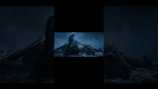 ❄️ NIGHT KING REVIVES ICE DRAGON! #gameofthrones #shorts