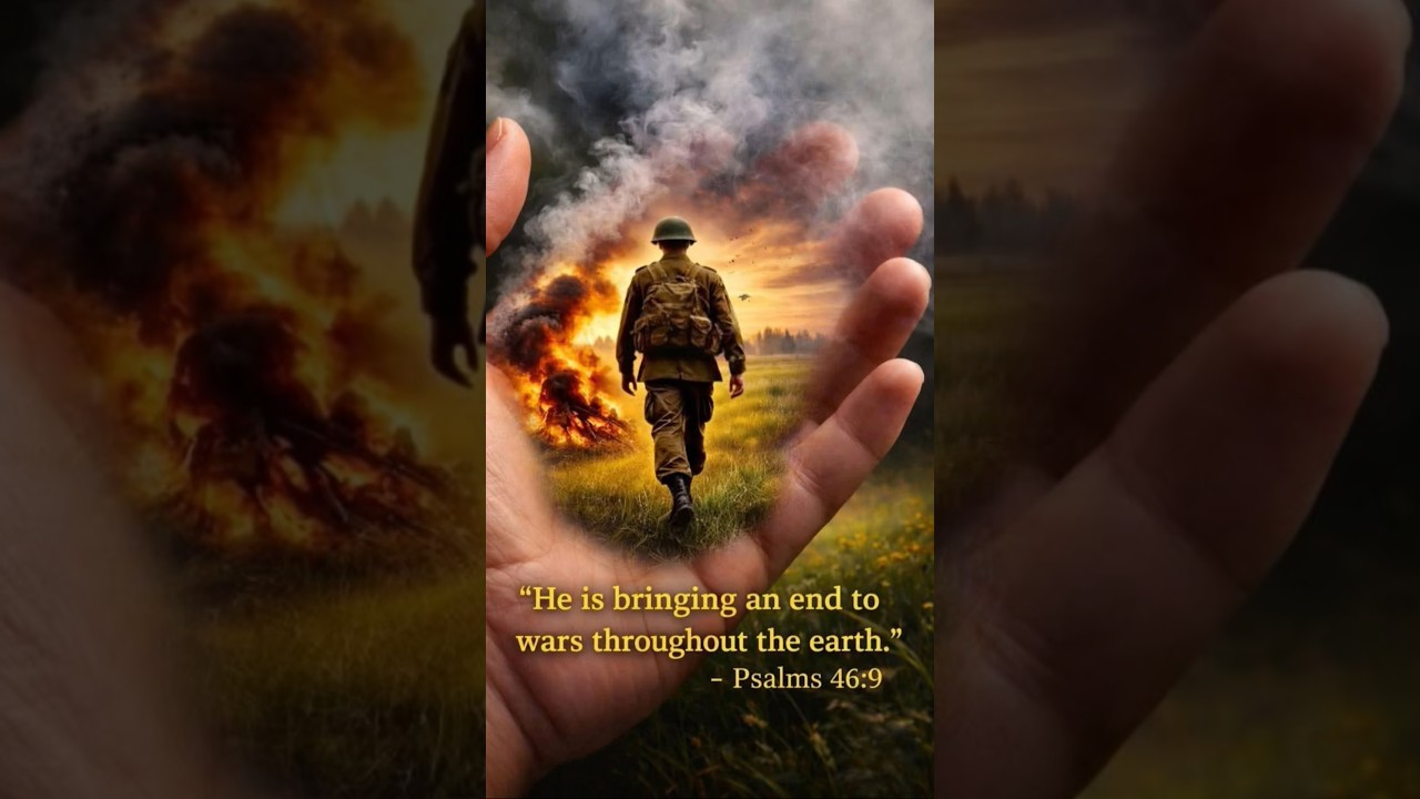 PSALM 46:9 "HE IS BRINGING AN END TO WARS Throughout the Earth ."