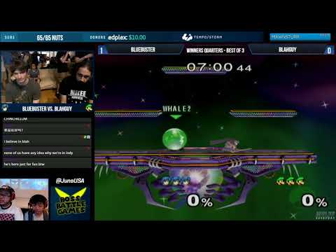 Master Hand Monthly (July 2018) - BlueBuster (Marth) vs. BlahGuy (Luigi) - SSBM - W. Quarters