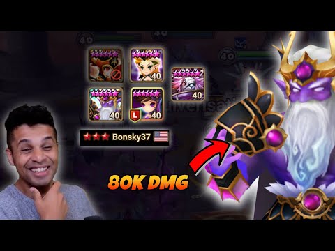 He cleaves in G3 with Manannan!? He does 80k damage?! [Summoners War]