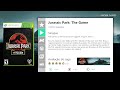 Jurassic Park The Game Xbox 360 Full HD 1080