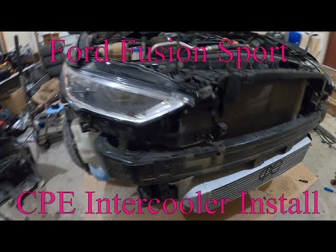 Ford Fusion Sport CPE Intercooler Install