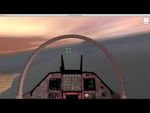 Wideo F18 Carrier Landing Lite