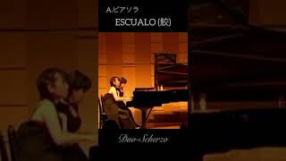 Download lagu 'ESCUALO (鮫) '  ピアソラ：連弾／Piazzolla＜arr.Kyoko Yamamoto＞ : Piano 4-hands／Duo-Scherzo　#鮫 #ピアソラ #pianoduo mp3