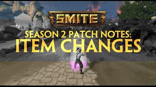 SMITE Patch Notes - Season 2 Item Changes (Feb 11, 2015)