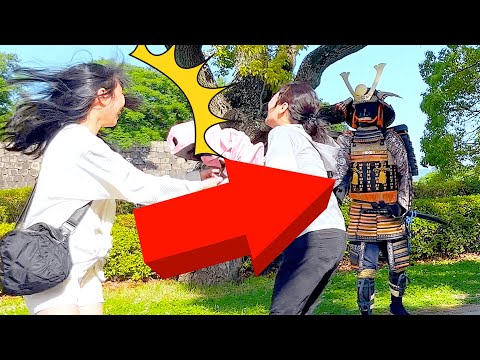 #14 SAMURAI Mannequin Prank at Osaka Castle Japan