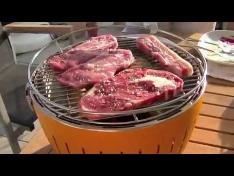 Grilis Lotusgrill G 435 XL, G-RO-435P Charcoal, Raudonas (Blazing Raudona) video