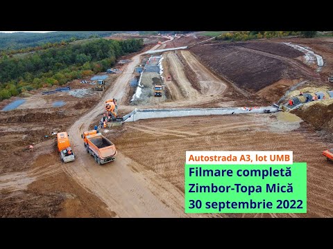 Autostrada A3 (UMB) - filmare completă Zimbor-Topa Mică