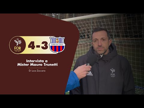 For Soccer 4-3 Gallarate: l'intervista post-partita a mister Trunetti di Luca Zaccaria