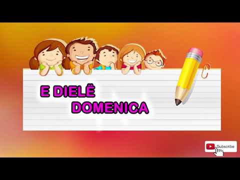 MËSOJMË DITËT E JAVËS NË GJUHËN ITALIANE - I GIORNI DELLA SETTIMANA...