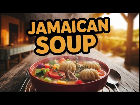 MEATLESS MONDAY Jamaican Style Soup Recipe!  Jamaica Soup Meatless Monday!!