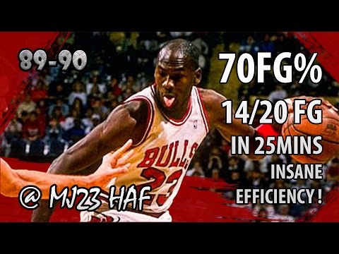 Michael Jordan Highlights vs Magic (1989.12.14) - 38pts in 25mins, Dunk on the whole Magic team!