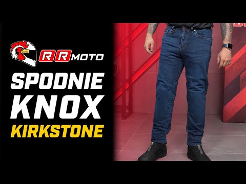 KNOX KIRKSTONE _ wygoda i ochrona w jednowarstwowych jeansach motocyklowych