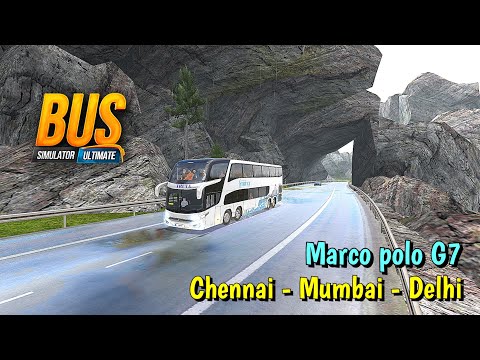 Bus Simulator Ultimate - Gameplay | Drive the Marco polo G7 Bus in Rain
