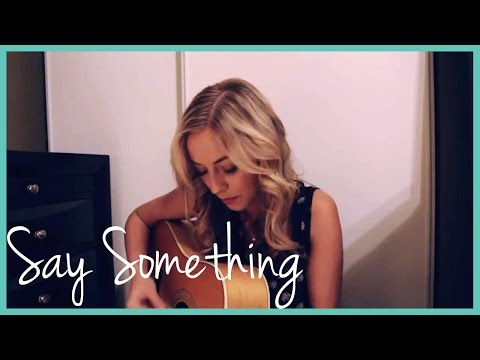 "Say Something" A Great Big World (Acoustic Cover) - Candace Leca
